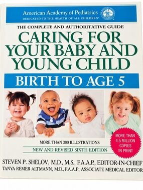 Pregnancy Baby Parenting Book Lot What to Expect 5th Ed AAP Birth to Age 5